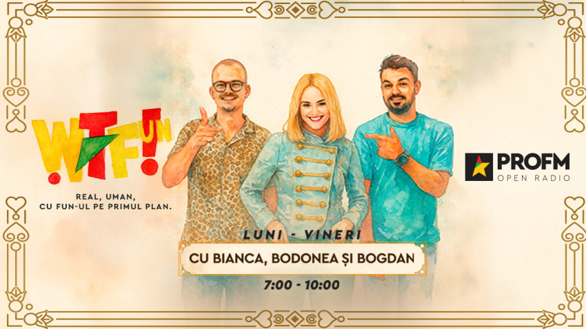 Din această toamnă, WTFun își reia locul în grila PRO FM, cu Bianca, Bodonea și Bogdan