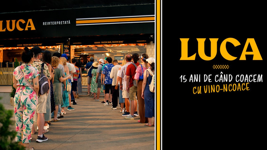 LUCA și SECTOR 7 HUB închină un toast cu covrigi și kefir pentru „De 15 ani coacem cu vino-ncoace” –  campania aniversară LUCA dedicată celor care știu că pentru unele lucruri chiar merită să aștepți