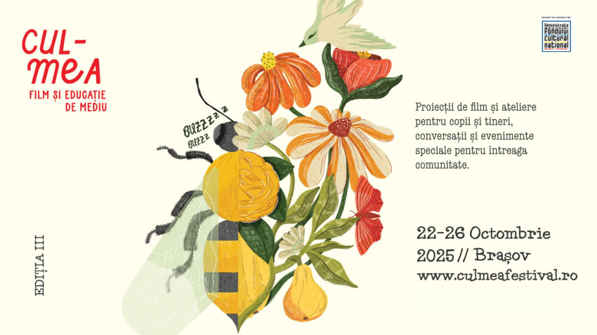 Festivalul CULMEA: Film și Educație de Mediu revine la Brașov între 22 şi 26 octombrie cu invitația de a petrece o Săptămână Verde