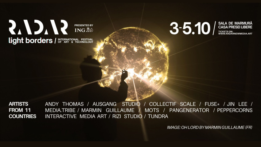 RADAR Festival 2025 – Scena Audio-Vizuală prezintă un line-up de prestigiu în muzica electronică internațională și locală între 2-4 Octombrie