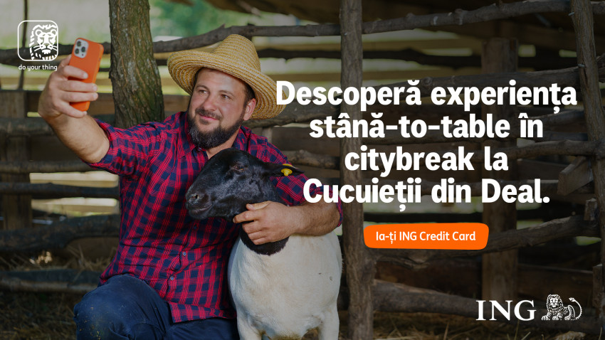 8 din 10 români din mediul urban au ales o vacanță în România vara aceasta.ING îi inspiră să cutreiere tocmai la Cucuieții din Deal, cu o nouă idee de traseu în țară