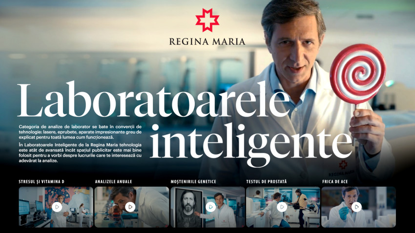 International Waters și Punk Agency semnează campania pentru Laboratoarele Inteligente Regina Maria