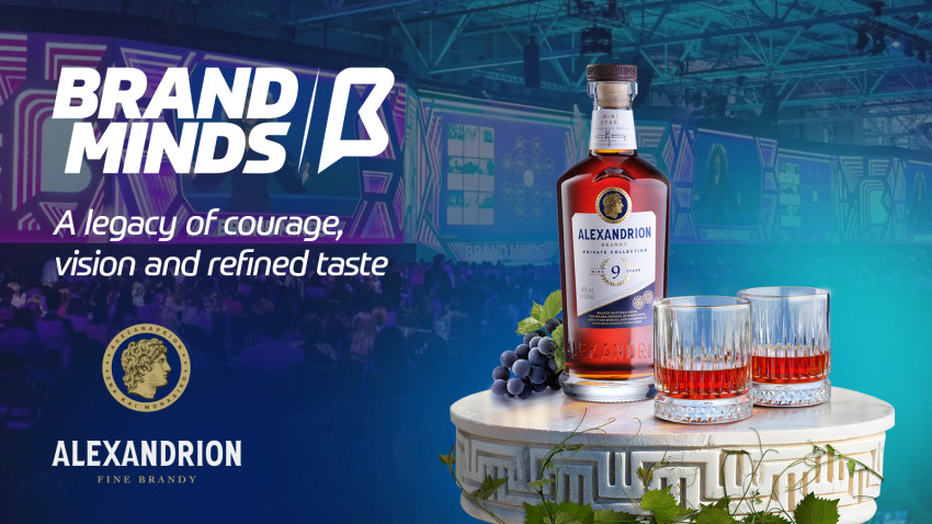 Alexandrion, Brâncoveanu Vinars și Domeniile Alexandrion Rhein 1892, parteneri exclusivi ai BRAND MINDS 2025