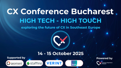 Viitorul Customer Experience se scrie la București. CX Conference 2025 reunește lideri globali și studii cheie, prezentate în premieră