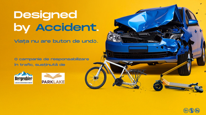Bergenbier S.A. lansează campania „Designed by Accident. Viața nu are buton de undo”