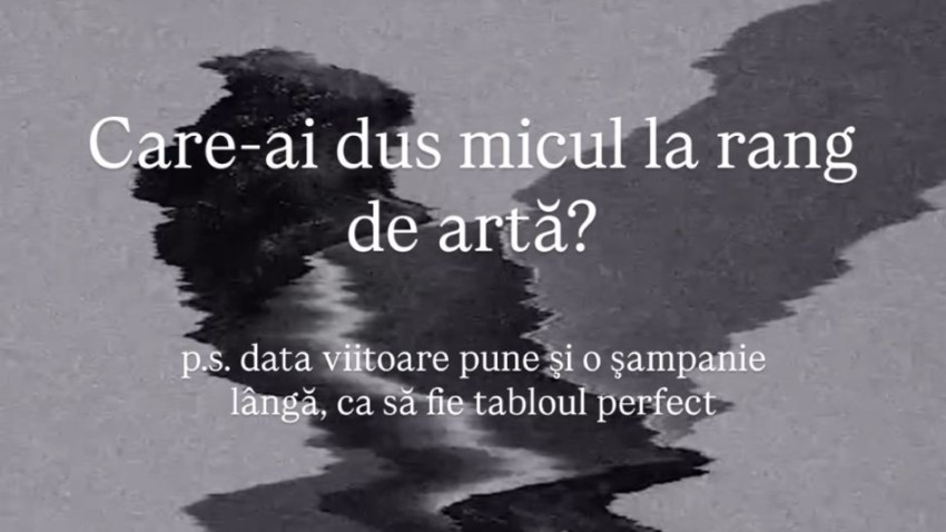 „Micul de pe perete”: Macanache semnează o intervenție artistică neconvențională