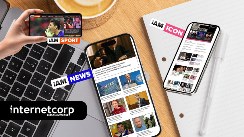 InternetCorp devine regia de vânzări a grupului I AM MEDIA din care fac parte iAMsport.ro, iAMnews.ro și iAMicon.ro