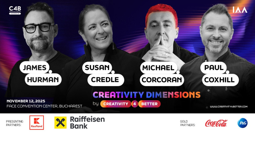 Conferința IAA Creativity4Better se întoarce în 2025 într-un format care explorează toate dimensiunile creativității