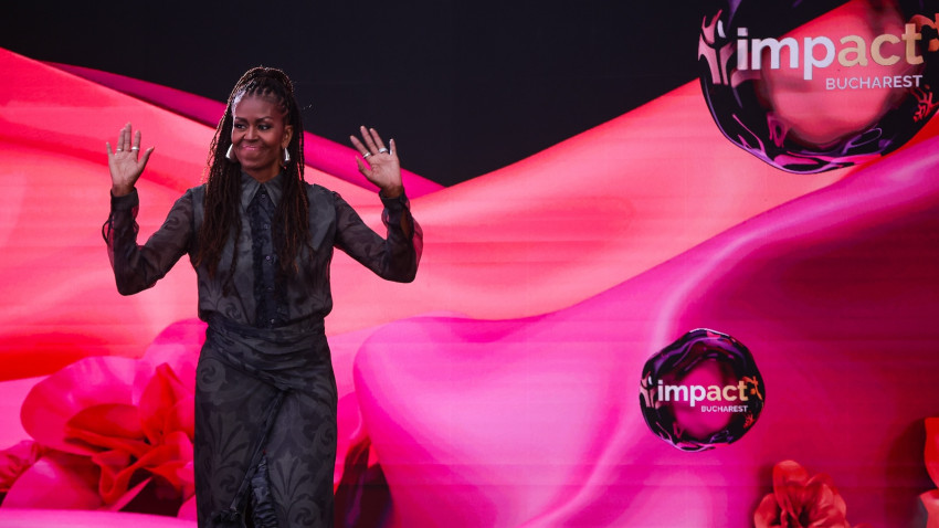 Impact Bucharest 2025: Michelle Obama a venit pentru prima dată în România