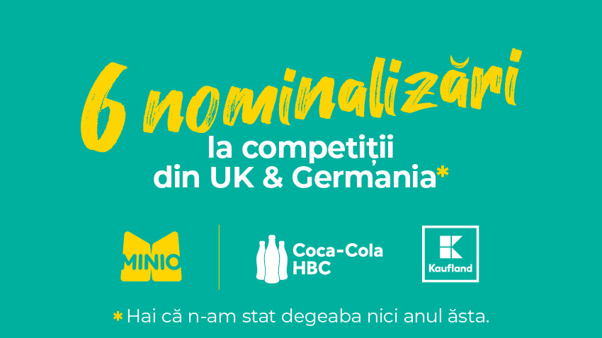Minio Studio confirmă expertiza în employer branding cu 6 nominalizări la competiții internaționale