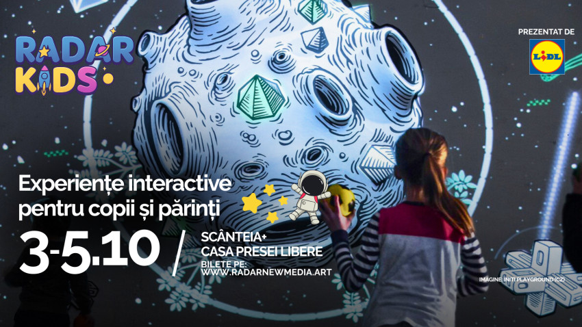 RADAR Kids 2025: Cel mare spațiu temporar de joacă, cu instalații interactive