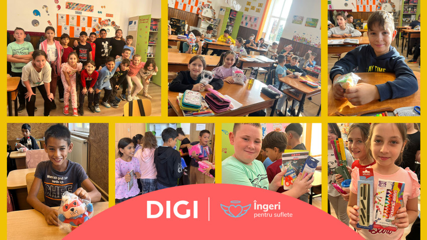 Grupul DIGI și Asociația Îngeri Pentru Suflete aduc, pentru al patrulea an la rând, “Dulăpiorul Fermecat” în trei școli din mediul rural
