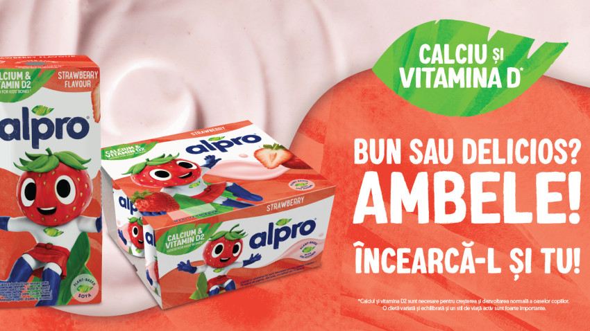 Alpro aduce în România gama Alpro Kids, produse pe bază de plante ideale ca gustare sau parte din micul dejun