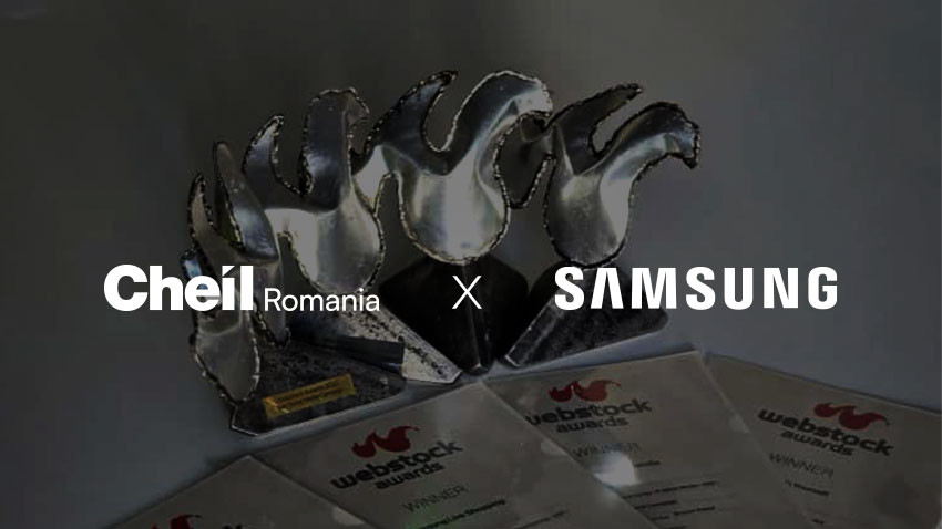 Cheil & Samsung urcă de cinci ori pe scena Webstock