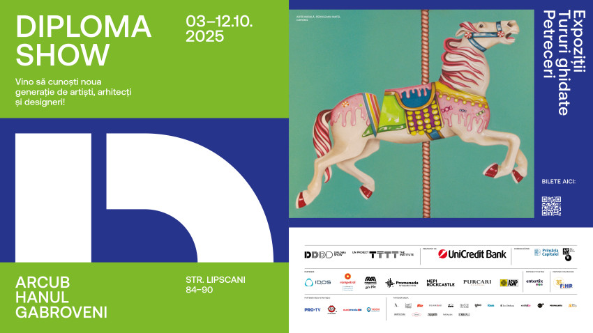 Începe Festivalul DIPLOMA Show, ediția a XII-a, la ARCUB – Hanul Gabroveni