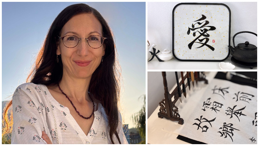 Andreea Pașca: Nu perfecțiunea contează, ci prezența. Fiecare linie spune ceva despre starea ta interioară, iar caligrafia devine un exercițiu de sinceritate