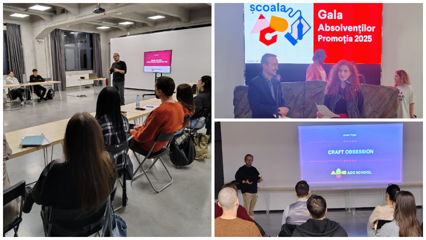 Școala ADC. Locul în care înveți să gândești creativ și să transformi pasiunea în portofoliu