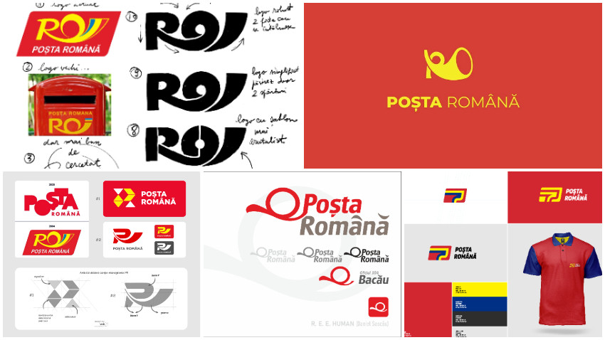 Exercițiu de creație: 5 propuneri de logo pentru Poșta Română
