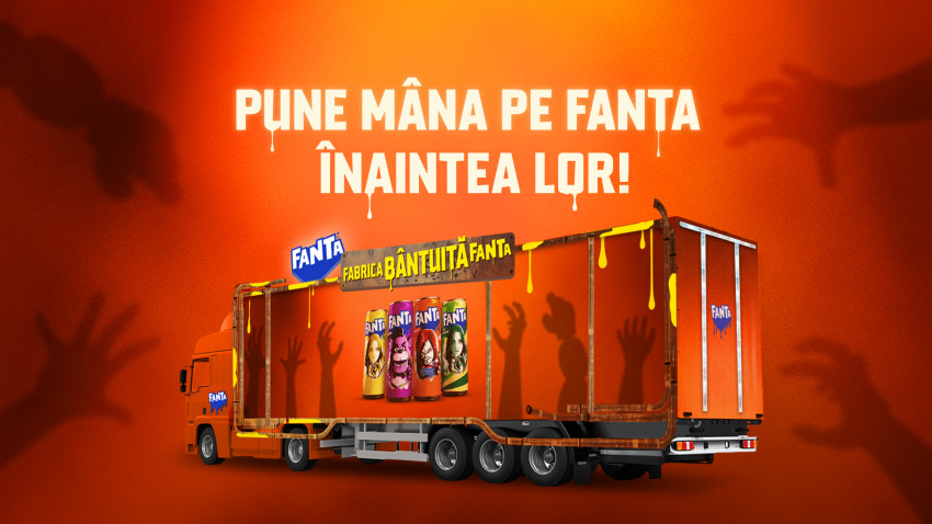 Fanta și VML lansează Fabrica Bântuită Fanta. Salvează dozele ediție limitată de personajele horror