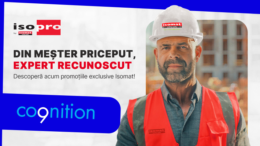 ISOMAT și Cognition lansează IsoPro by Isomat, platforma de loialitate B2B dedicată specialiștilor în construcții