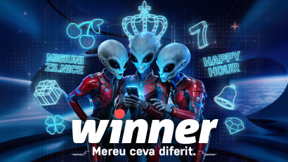Winner aduce o perspectivă nouă asupra divertismentului digital, cu cea mai nouă campanie semnată de Dare Digital - „Distracție de pe altă planetă, chiar pe planeta ta”