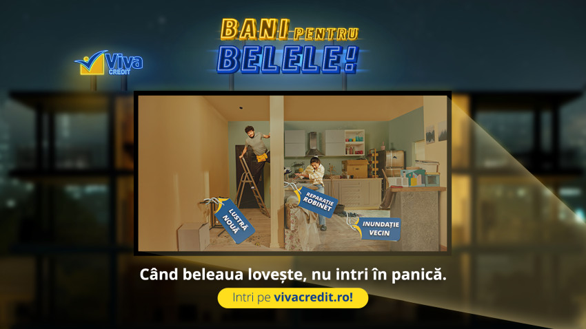 Bani pentru Belele. WOPA și Viva Credit fac haz de belele într-o nouă campanie integrată