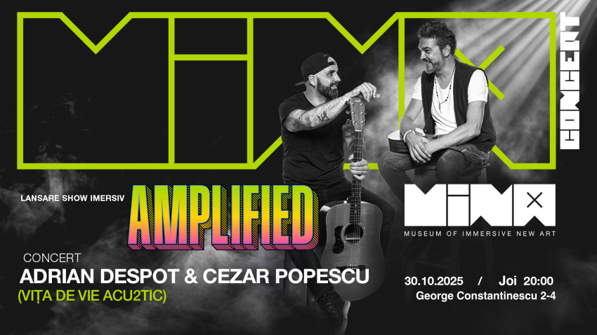 Rolling Stone Presents: AMPLIFIED – The Immersive Rock Experience. În premieră la MINA, din 1 noiembrie