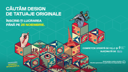 Provocarea celor mai neobișnuit de frumoase tatuaje. VELO lansează un concurs de creație pentru artiștii tatuatori din Rom&acirc;nia