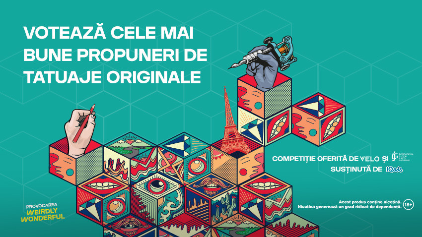 Tattoo Weirdly Wonderful. Votează cele mai ciudat de frumoase designuri de tatuaje din competiția VELO