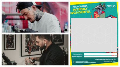 Nu ratați provocarea VELO. Mai sunt doar c&acirc;teva zile &icirc;n care puteți &icirc;nscrie cele mai surprinzătoare idei de tatuaje
