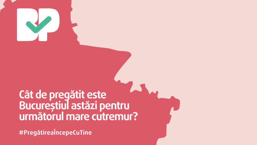 Bucureștiul, insuficient pregătit și foarte vulnerabil la cutremur. Pregătirea individuală și un plan de reacție pentru primele 72 de ore, critice pentru depășirea următorului mare cutremur