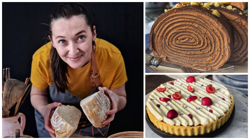 [Gust creativ] Alina Muntele: Clasicii românești au primit upgrade: papanașii devin choux, plăcinta cu mere se transformă în tartă cu crumble, tarta cu prune devine galette