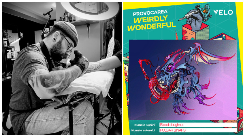 Tattoo Weirdly Wonderful. Pulsar Sinaps: Cel mai complicat a fost să nu mă iau prea tare în serios!
