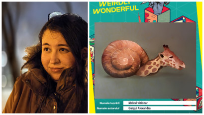 Tattoo Weirdly Wonderful. Alexandra Gurgui: Weirdly Wonderful este despre lumea frumoasă cu tot cu ciudățeniile ei, care ar trebui să nu mai fie doar pe grabă, pentru că și cei care se mișcă &icirc;ncet pot avea viziuni mărețe realizabile