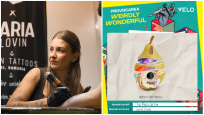 Tattoo Weirdly Wonderful. Daria Lovin: Am vrut să creez un obiect care pare banal la exterior, dar ascunde universuri &icirc;n interior &mdash; o metaforă vizuală pentru modul &icirc;n care percepem lumea