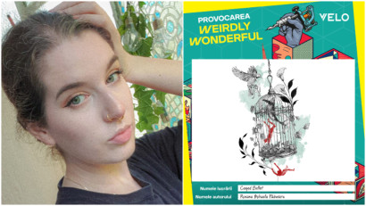 Tattoo Weirdly Wonderful. Roxana Mihaela Păduraru: Mereu procesul e același. Entuziasm extrem, research, &icirc;nceputul cel mai greu, dubii, entuziasm iar, presărat cu puțină panică și &ldquo;oare puteam mai bine?&rdquo;