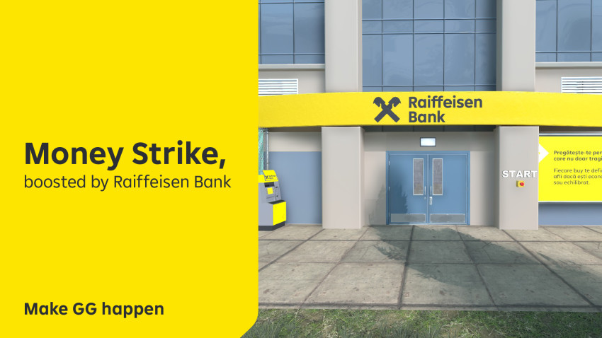 Raiffeisen Bank a lansat Money Strike – prima hartă de tactical FPS din România dedicată educației financiare pentru tineri