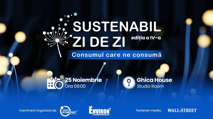 Sustenabil zi de zi: „Consumul care ne consumă” - o conferință despre simțul măsurii