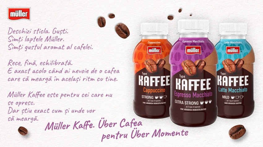 WOPA x Müller Kaffee. Über cafea pentru Über momente