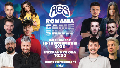 ROMANIA GAME SHOW &ndash; cel mai nou eveniment de gaming are loc pe 15 și 16 noiembrie la Arena Laminor