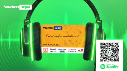 Vouchers Depot lansează canalul propriu de Podcast pe Spotify &ndash; povești despre cadouri, recompense și libertatea de a alege