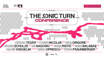 Weekendul acesta are loc conferința The Sonic Turn: două zile dedicate sunetului și actului ascultării