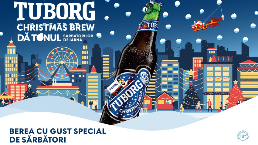 Berea oficială a sărbătorilor de iarnă, Tuborg Christmas Brew dă startul sezonului festiv