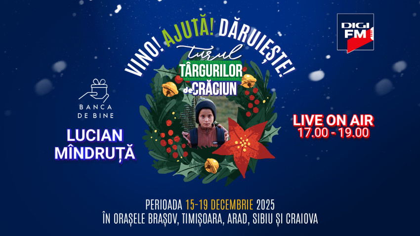 Turul Târgurilor de Crăciun 2025 cu Digi FM