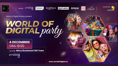 Lumea creativă este așteptată la World of Digital PARTY