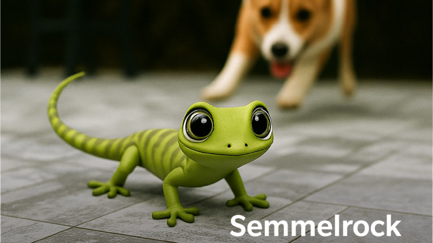 Cum să vorbești despre pavele fără să adoarmă lumea? Îți iei o șopârlă