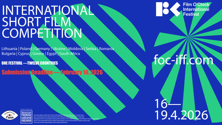 Film O’Clock International Festival #6 lansează apelul de înscrieri pentru Competiția Internațională de Scurtmetraj