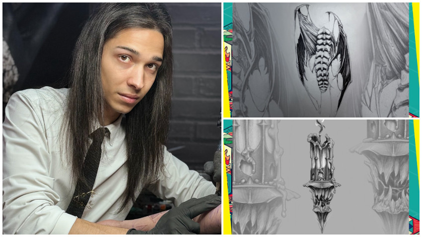 Tattoo Weirdly Wonderful. Anid Alex: Un tatuaj bun e ca o pictură de calitate: are personalitate clară, structură, proporții, o încadrare care respectă dinamica corpului. Nu e o salată cu de toate