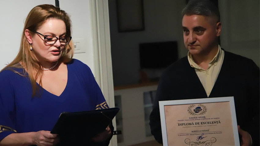 APLER onorează liderii culturii. Mireille Rădoi primește Diploma de Excelență la Gala Premiilor 2025