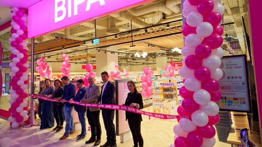 BIPA deschide astăzi primul magazin din România, în Mega Mall București. Sortiment extins, mărci proprii accesibile și experiență modernă de cumpărare